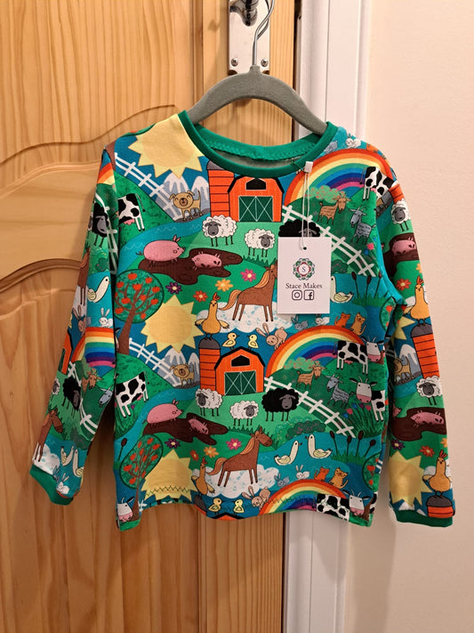 Long Sleeved T-shirts- Ages 8-10 Years