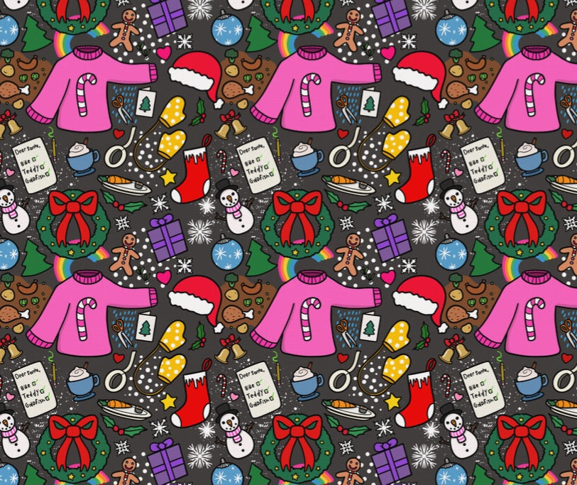 Full length CHRISTMAS PYJAMAS 10-12 YEARS