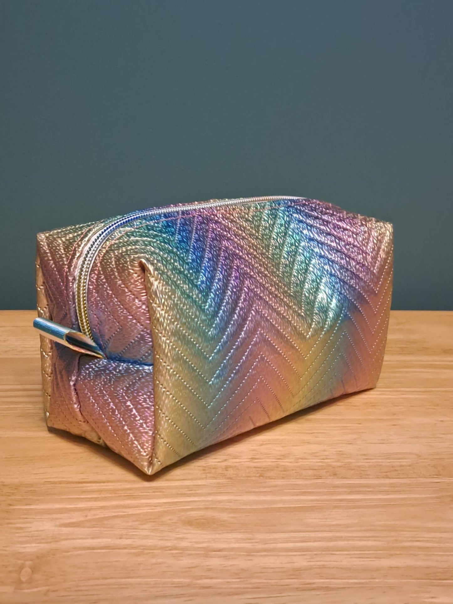 Foax Leather Herringbone Boxy Bag