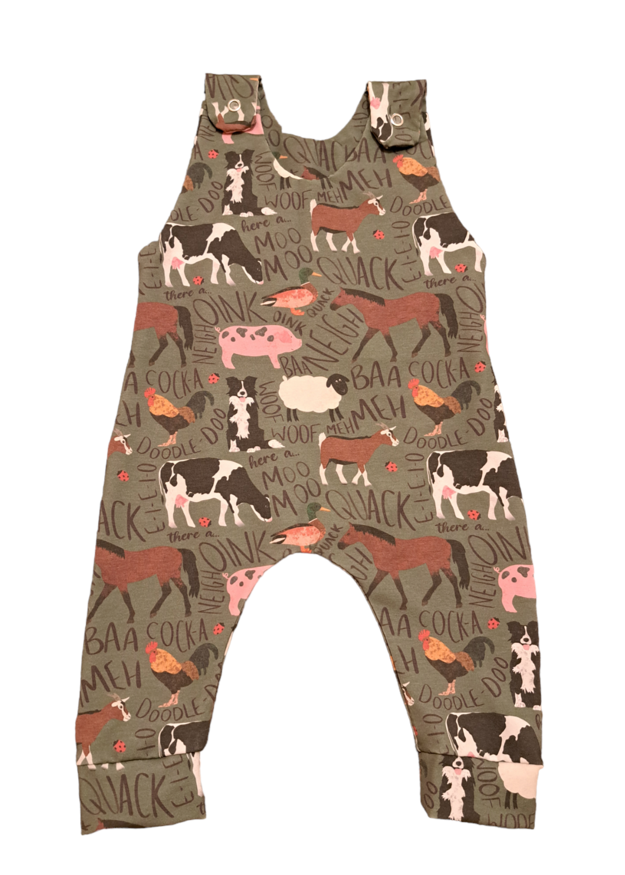 Short Sleeved Rompers- Ages 0-6 Months