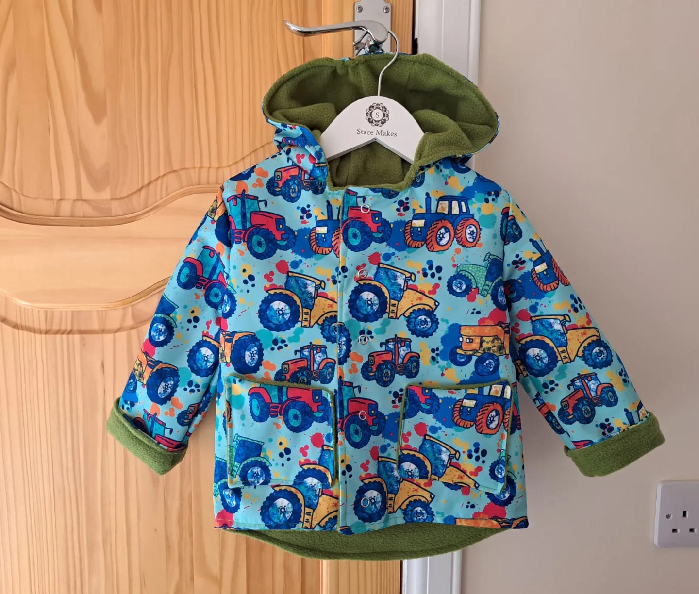 Fleece Lined Raincoats- Ages 2-4 Years