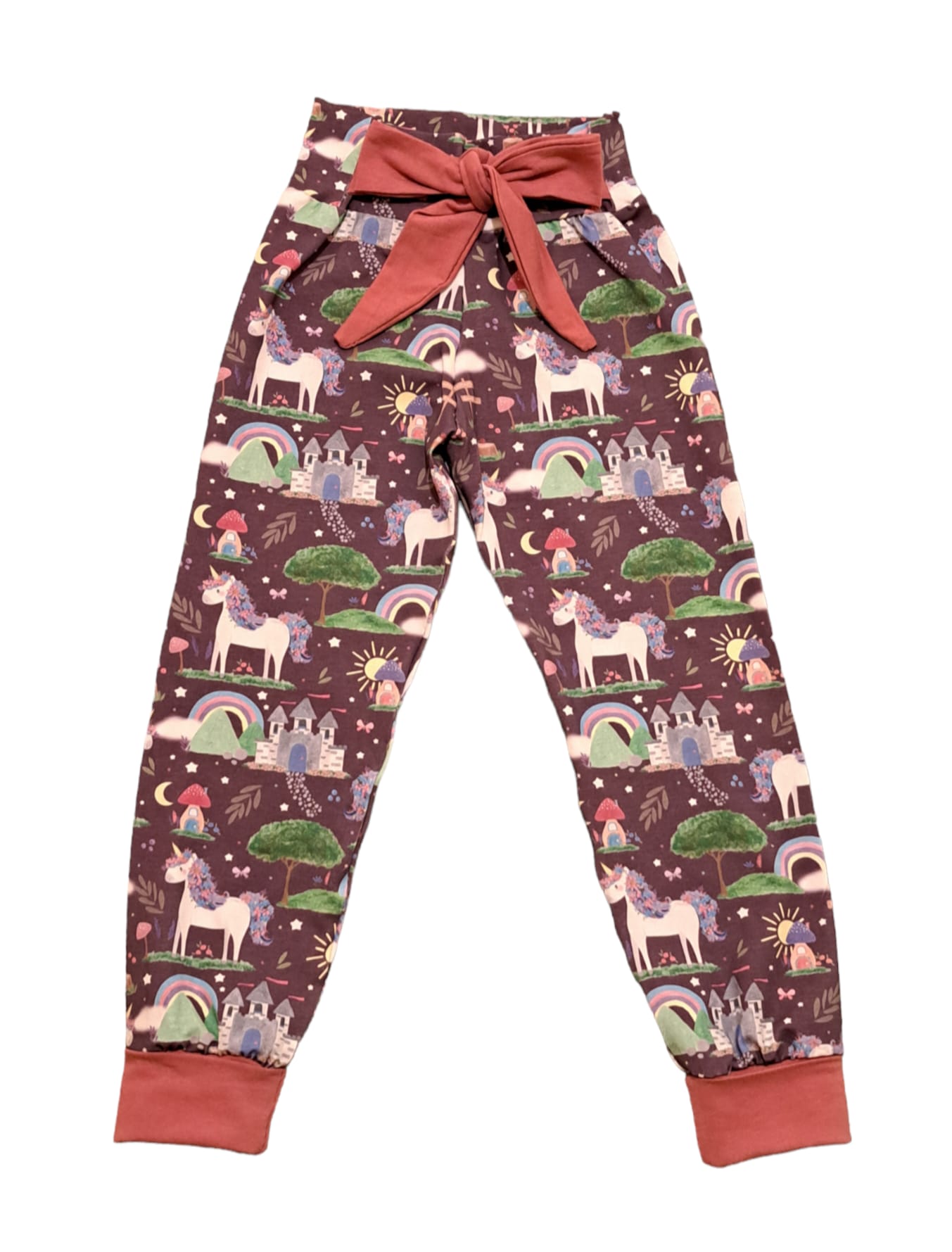 Bow Belted Trousers- Ages 0-6 Months