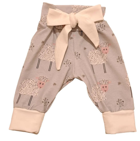 Bow Belted Trousers- Ages 0-6 Months